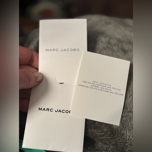 NWT Marc Jacobs Wisteria Lavender Nylon Crossbody Bag • Adjustable Black Strap - Picture 13 of 16